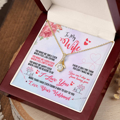 Valentine’s Day Wife Gift - Romantic Jewelry from Husband - Alluring Beauty Necklace