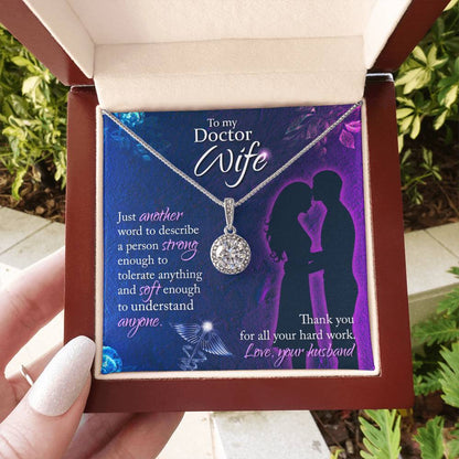 To my Doctor Wife - Eternal Hope Necklace - Gift for Wife from Husband
