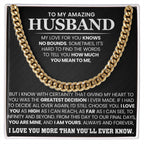 Romantic Husband Gift from Wife – Cuban Link Chain