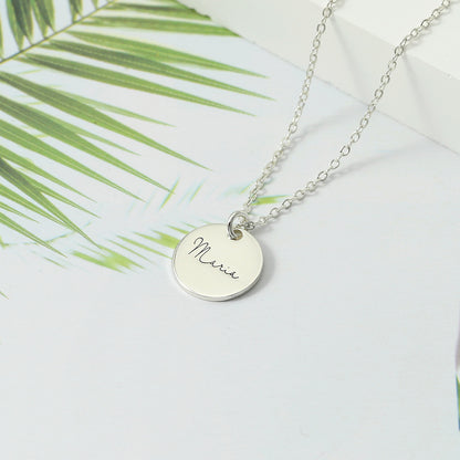 Customized Name Necklace - Silver