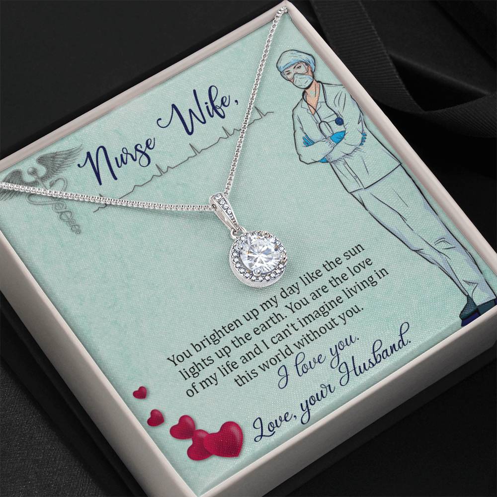 Nurse Wife Present - Eternal Hope Necklace - Gift for Wife from Husband