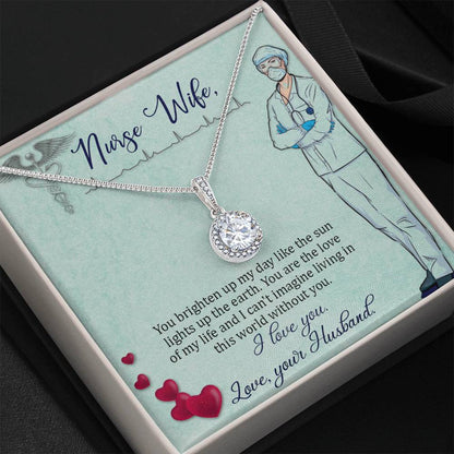 Nurse Wife Present - Eternal Hope Necklace - Gift for Wife from Husband