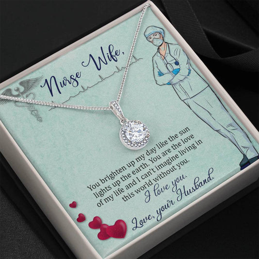 Nurse Wife Present - Eternal Hope Necklace - Gift for Wife from Husband