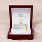 To My Daughter Necklace - Everyday Love Jewelry Gift from Dad for Daughter’s Birthday & Just Because - Anchor Pendant Necklace