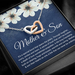 Mother & Son Necklace, Meaningful Jewelry Gift, Bond That Lasts Forever, Gift for Mother
