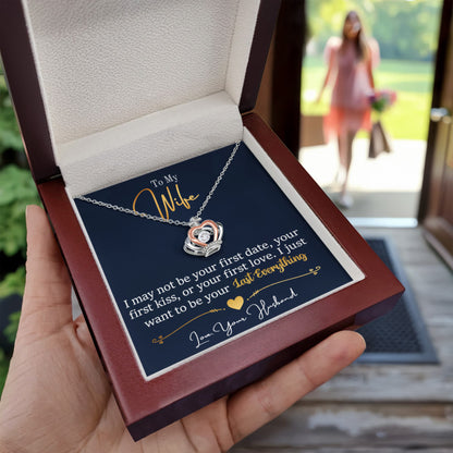 Romantic Gift for Wife from Husband - Meaningful Jewelry for Birthday, Anniversary, Christmas & Valentine’s Day - Crown Pendant Necklace