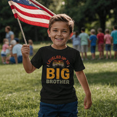 Promoted To Big Brother-black Teen Brother Black Tee