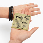 Dad to Son – Holiday, Birthday Gift – Love You Forever Bracelet