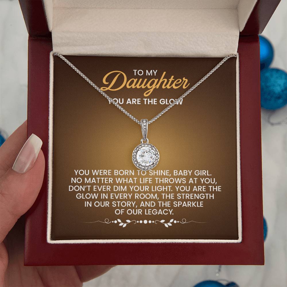 To My Daughter Necklace – Birthday & Graduation Gift Jewelry – Eternal Hope Necklace