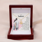 To My Soulmate Necklace - Best Soulmate Gift for Valentine’s Day & Everyday Romance - Anchor Pendant Necklace