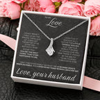 To My Love - I am not perfect - Alluring Beauty Necklace from Husband to Wife