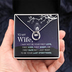 To My Wife Necklace - Sentimental Jewelry Gift from Husband for Birthday, Anniversary & Valentine’s Day - Lucky In Love Necklace