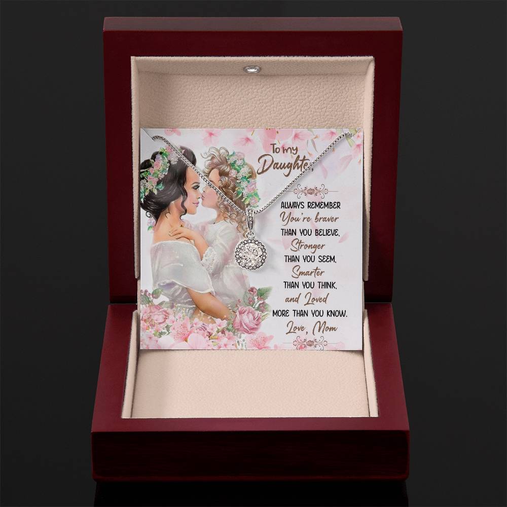 To My Daughter Necklace – Gift for Daughter from Mom – Eternal Hope Necklace