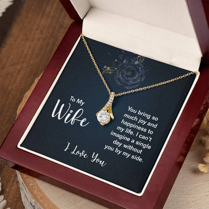 Love Gift for Wife from Husband - Sentimental Jewelry for Valentine’s Day, Anniversary, Birthday & Christmas - Alluring Beauty Necklace