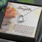 To My Daughter Necklace – Perfect Daughter Gift for Graduation & Birthday – Forever Love Necklace