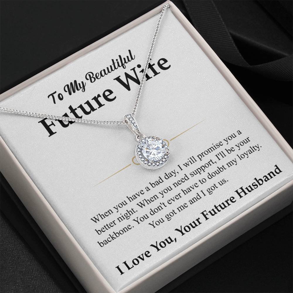 Future Wife Gift - Beautiful Necklace for Girlfriend for Birthday, Christmas & Romantic Moments - Eternal Hope Necklace