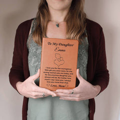 Gifts for Daughter, Daily Journal for Daughter, Inspiring Gift With Encouraging Words, To My Daughter