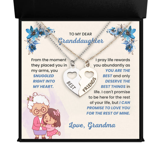 Half Heart Necklace Set - A Precious Link Between Generations