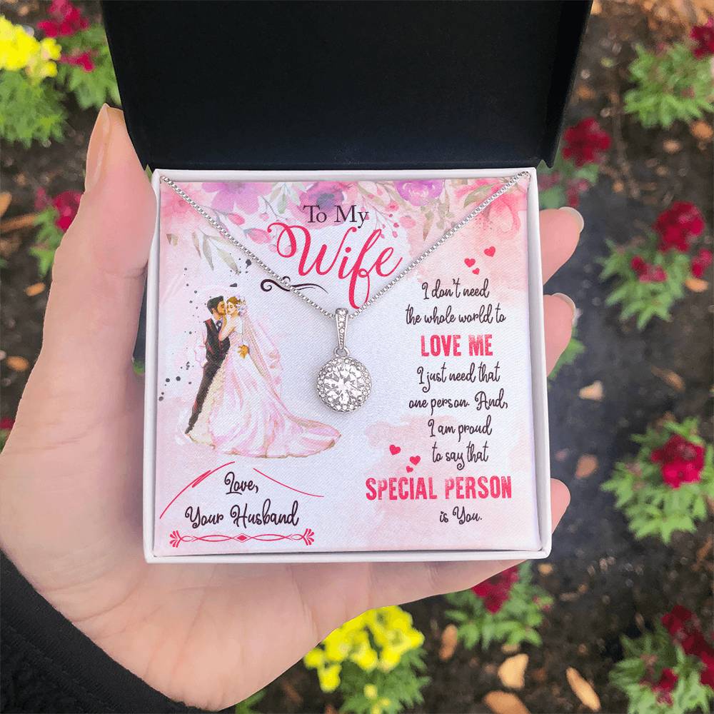 Meaningful Gift for Wife - Heartfelt Jewelry from Husband for Birthday, Anniversary, Valentine’s Day, Christmas - Eternal Hope Necklace