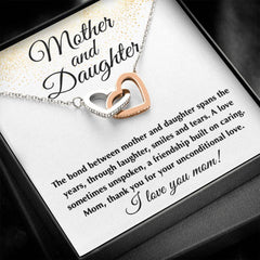 Gift from Mom to Daughter Necklace, Meaningful Jewelry, Birthday or Graduation Keepsake Mother daughter