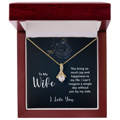 Love Gift for Wife from Husband - Sentimental Jewelry for Valentine’s Day, Anniversary, Birthday & Christmas - Alluring Beauty Necklace
