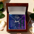 To My Doctor Wife Necklace Gift from Husband - Scripted Love Necklace