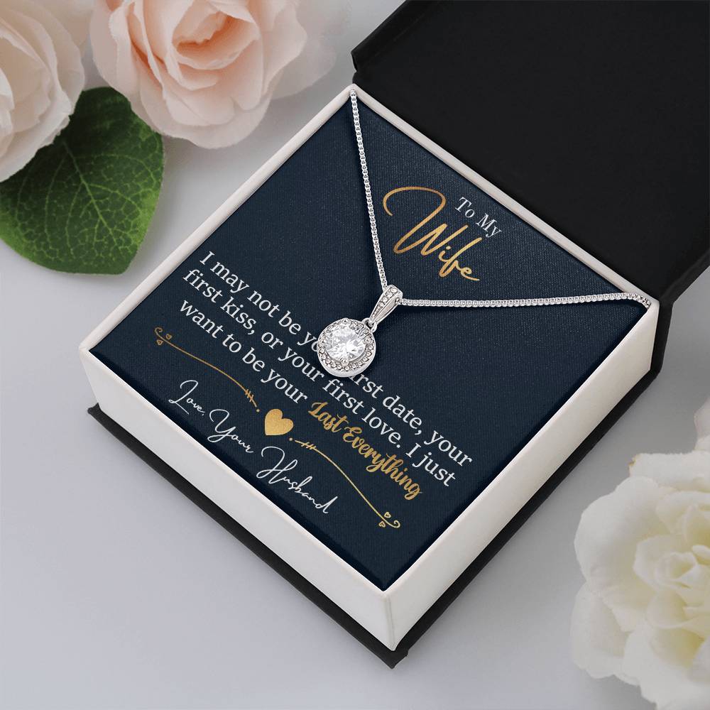 To My Wife Necklace - Romantic Husband to Wife Jewelry for Birthday, Valentine’s Day & Special Celebrations - Eternal Hope Necklace