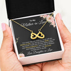 Mother In Law Gift from Daughter In Law - I am blessed to have you in my life - Endless Love Necklace