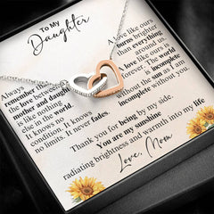 Copy of Message Card  daughter gifts