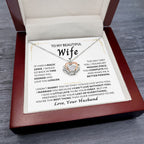 Meaningful Wife Jewelry from Husband - Romantic Gift for Birthday, Christmas, Anniversary & Valentine’s Day - Crown Pendant Necklace