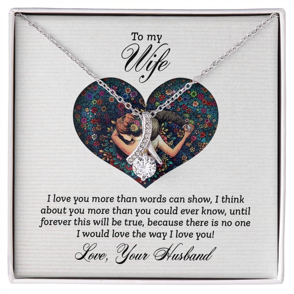 Meaningful Gift for Wife - Heartfelt Jewelry from Husband for Birthday, Anniversary, Valentine’s Day, Christmas - Alluring Beauty Necklace