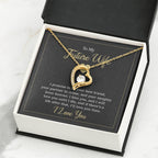 Future Wife Jewelry Gift - Long Lasting Romantic Necklace for Celebrating Love & Upcoming Marriage - Forever Love Necklace