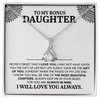 To My Daughter Necklace – Birthday Christmas Gift Necklace for Daughter – Alluring Beauty Necklace