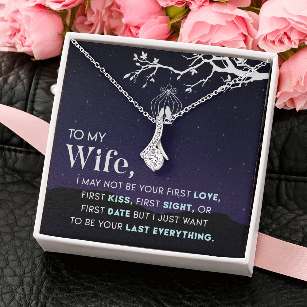 Gift for Wife - Sentimental Jewelry from Husband for Birthday, Valentine’s Day & Holidays - Alluring Beauty Necklace