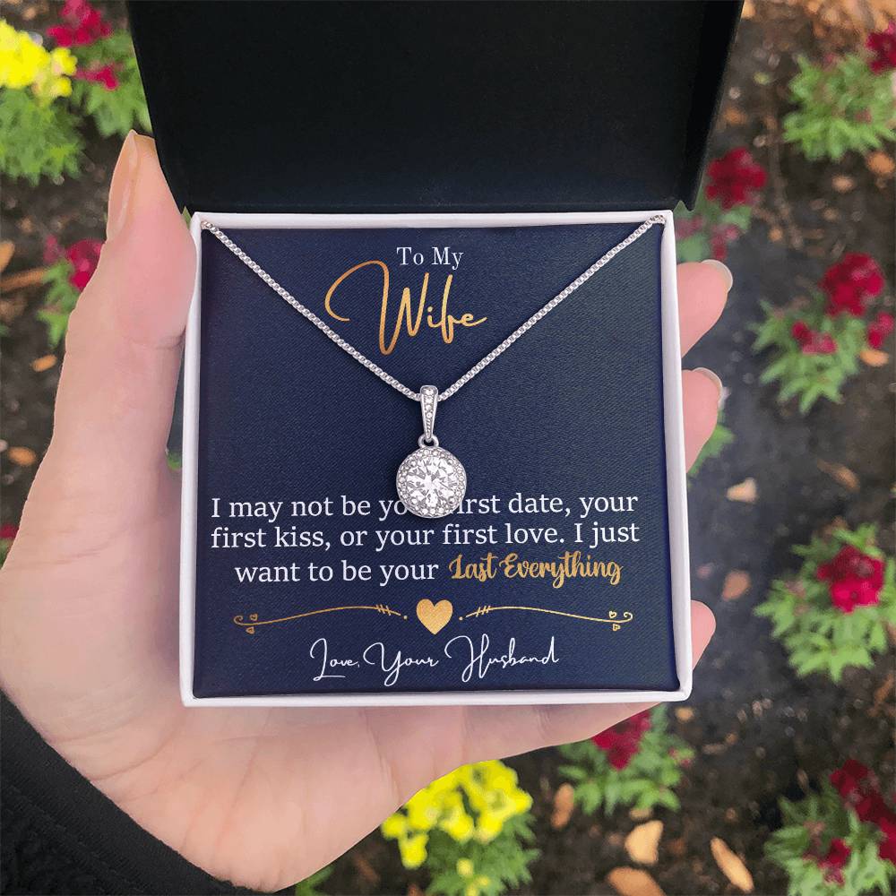 To My Wife Necklace - Romantic Husband to Wife Jewelry for Birthday, Valentine’s Day & Special Celebrations - Eternal Hope Necklace
