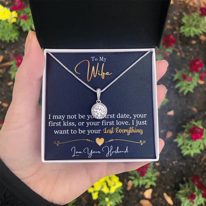 To My Wife Necklace - Romantic Husband to Wife Jewelry for Birthday, Valentine’s Day & Special Celebrations - Eternal Hope Necklace