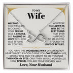 Gift for Wife from Husband - Sentimental Jewelry for Anniversary & Valentine’s Day - Endless Love Necklace