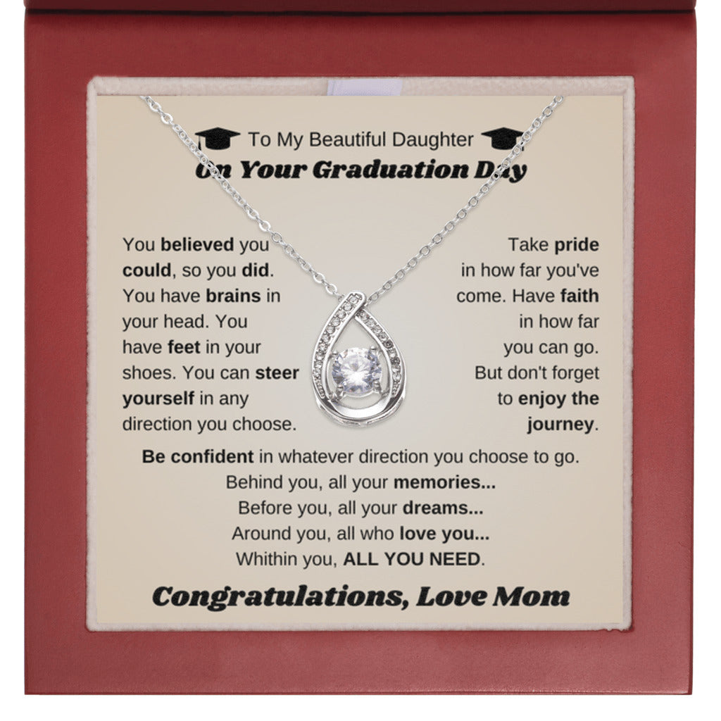 Graduation Present for Daughter Sparkling Pendant