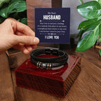 Dear Husband - Your love is not just a feeling - Love You Forever Bracelet