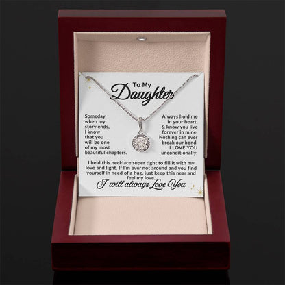 To My Daughter Necklace - Holiday Gift for Daughter - Eternal Hope Necklace