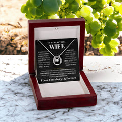 Elegant Mother’s Day Jewelry Necklace, Special Gift, Symbol Of Love And Care, To My Beautiful Wife