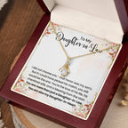 To My Beautiful Daughter In Law - Alluring Beauty Necklace - Gift for Bonus Daughter