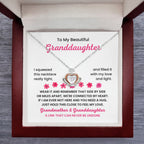 To My Granddaughter Necklace – Grandma’s Birthday Graduation Gift for Granddaughter – Crown Pendant Necklace