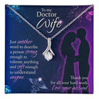 Cute Gift for Doctor Wife from Husband - Romantic Jewelry for Special Occasions - Alluring Beauty Necklace