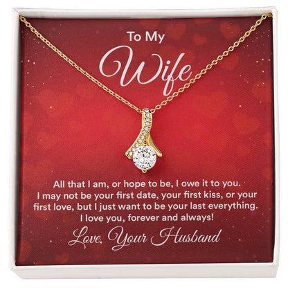 Wife Gift from Husband - Meaningful Jewelry for Valentine’s Day & Special Occasions - Alluring Beauty Necklace