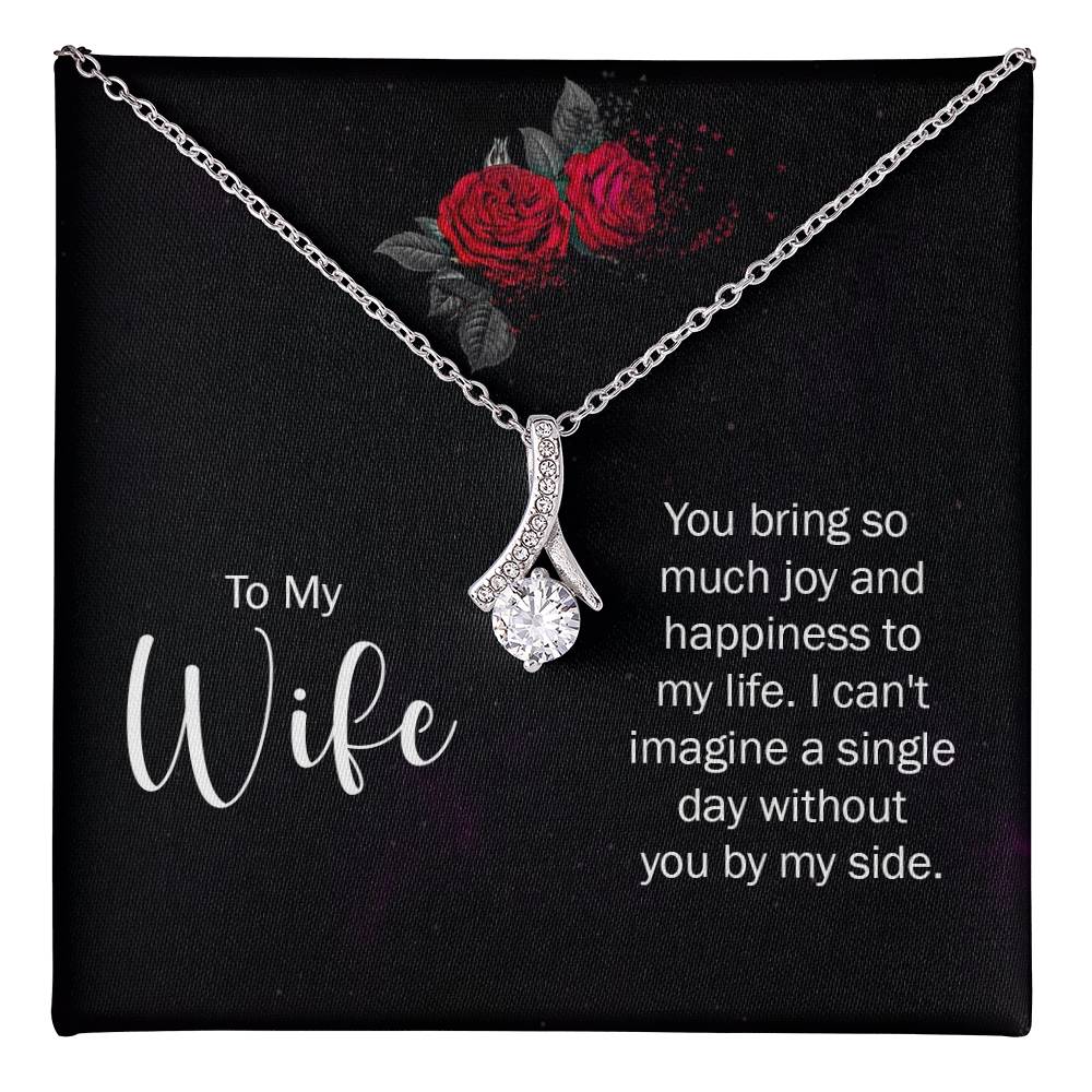 Heartfelt Gift for Wife from Husband - Romantic Jewelry for Special Occasions & Valentine’s Day - Alluring Beauty Necklace
