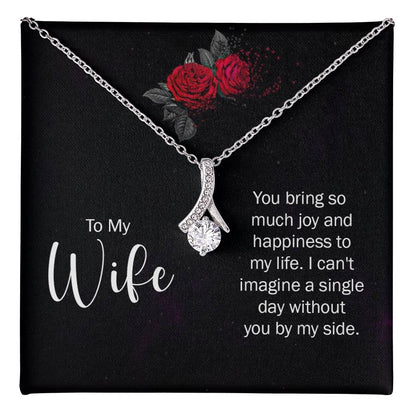 Heartfelt Gift for Wife from Husband - Romantic Jewelry for Special Occasions & Valentine’s Day - Alluring Beauty Necklace