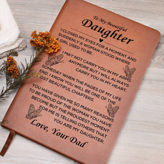 Gifts for Daughter, Beautiful Journal for Daughter, Meaningful Notebook With Message, To My Beautiful Daughter