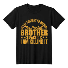 Coolest Brother T-Shirt – Funny Confidence Graphic Tee