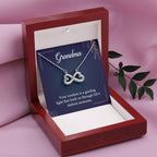 Gift for Grandma - Life's Darkest Moments - Endless Love Necklace